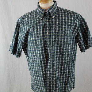 Tommy Hilfiger Men's Shirt XL Green Plaid